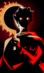  2023 blood crying karkat_vantas sickle silhouette solo starsnores weapon 