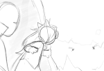 2016 back_angle bec_noir dogtier fullres godtier grayscale jack_noir jade_harley paperseverywhere pm prospit prospitian_monarch sketch sovereign_slayer space_aspect white_queen witch wq