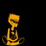  animated dirk_strider lil_hal motherfuckinrainbows strong_outfit strong_tanktop 
