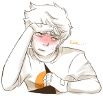  blush crying dirk_strider no_glasses sam-twerkchester solo starter_outfit 
