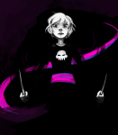  black_squiddle_dress paperseverywhere rose_lalonde solo thorns_of_oglogoth 