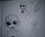 2026 blush bro dave_strider delta_11 fullres grayscale headphones highlight_color monochrome music_note native_source red_baseball_tee sketch starter_outfit text
