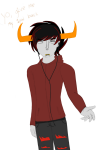 2026 alternate_hair body_modification casual dancestors dream_ghost fullres headphones rufioh_nitram solo text tremendousterror