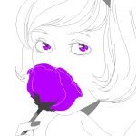  headshot highlight_color kathy pixel rose_lalonde solo 