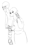  2013 arm_around_shoulder fullres grayscale jack_noir lineart monochrome ms_paint no_hat paint_it_black redrom roboslick shipping sketch spades_slick starter_outfit sweat toonysart 