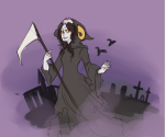  aradia_megido cosplay crows halloweenstuck mask solo thatisdebatable 