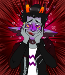  2021 au blush cronus_ampora dancestors freckles fullres heart lipstick_stains scars solo stars starter_outfit twviinaquariium2 