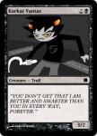  card crossover cybernerd129 karkat_vantas magic_the_gathering sickle solo starter_outfit weapon 