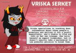 2024 artificial_limb au bloodswap casual fashion fullres hivesprite saeronovace solo text troll_call vriska_serket zodiac_symbol