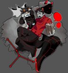 2026 ancestors book cultisthell dancestors dream_ghost facial_hair fullres kankri_vantas karkat_vantas silhouette starter_outfit the_sufferer vantases whistle word_balloon 