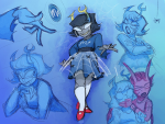  ! 2023 aranea_serket art_dump cottonflurry dancestors dream_ghost fullres limited_palette meenah_peixes mind_control sketch spiders starter_outfit sufferer_necklace web 