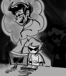  2025 back_angle computer ddirk9000 dirk_strider flowers fullres grayscale humanized jake_english lil_hal pumpkin_patch shipping starter_outfit thought_balloon 
