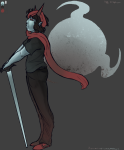  2014 aspect_symbol blindfold dagmars dragon_cane fullres limited_palette mind_aspect no_glasses profile solo starter_outfit terezi_pyrope 