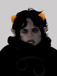  2020 domingo freckles fullres image_manipulation karkat_vantas solo starter_outfit wonk 