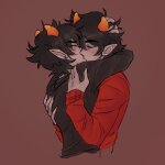 2024 ancest blush broconwhore dancestors fullres hatemarriage hug kankri_vantas karkat_vantas kiss profile redrom shipping starter_outfit