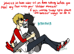  coolkids dave_strider janksy licking profile red_baseball_tee redrom shipping terezi_pyrope 