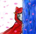 2014 alisonnyash dragon_cape fullres no_glasses seeing_terezi solo terezi_pyrope trees