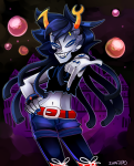  2014 body_modification deleted_source dream_ghost fullres solo vriska's_punk_outfit vriska_serket zamii070 