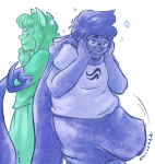  breath_aspect chubstuck crossdressing dogtier godtier heir jade_harley john_egbert lightrises limited_palette siblings:johnjade space_aspect the_windy_thing witch 