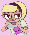  alizabith animated headshot panel_redraw rose_lalonde solo starter_outfit suggestive_eyebrows w_magnet 