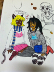  animal_ears dogtier heart jade_harley jaderezi redrom roxy_lalonde shipping witches_brew word_balloon 