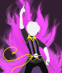  couragemadnessfriendshiplove panel_redraw rose_lalonde rule63 silhouette solo thorns_of_oglogoth velvet_squiddleknit 