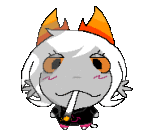  2025 animated blush drug_use fantroll fullres jaggy_lines meowingmilk smoking solo transparent 