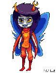  2013 666bot animated fullres godtier light_aspect pixel solo thief transparent vriska_serket 
