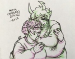 2019 casual chubstuck freckles fullres hug kanaya_maryam monochrome redrom rose_lalonde rosemary shipping text unluckyxse7enart
