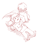  dave_strider godtier head_on_lap karkat_vantas knight paradoxjelli red_knight_district shipping sleeping time_aspect 
