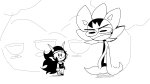  2026 crossover cuphead feferi_peixes flowers fullres grayscale jaggy_lines karkat_vantas lifeblood monochrome redrom shipping starter_outfit tornad0tommy 