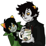  2012 casual fullres karkat_vantas katnep nepeta_leijon no_hat shipping starter_outfit text transparent ximerika 