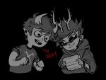  2025 dammek deer-x fullres gochistica grayscale hiveswap palerom shipping starter_outfit text xefros_tritoh 