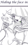  2012 art_meme cluster-n deleted_source fullres grayscale highlight_color holding_hands kanaya_maryam rose_lalonde rosemary shipping text 