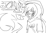  ? anonymous_artist breath_aspect broken_source fullres godtier grayscale heir jaggy_lines john_egbert lineart monochrome solo text word_balloon 