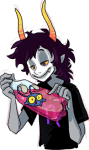 2011 animated beverage crossover fullres gamzee_makara nintendo pok&eacute;mon solo starter_outfit ximerika