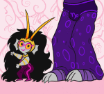  animated ask ask_)(er_royal_--empress comic dancing grand_highblood her_imperious_condescension size_difference 