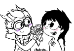  blush eridan_ampora jade_harley nuclear_vvessels redrom shipping sketch unclesecon 