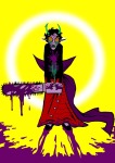2022 blood chainsaw fullres gash_sash kanaya_maryam obscenicon rainbow_drinker solo starter_outfit transtuck