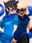  beyonce-knowless breath_aspect breathalyzer godtier heir holding_hands john_egbert perfectly_generic_object redrom rogue roxy_lalonde shipping void_aspect 