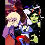  2026 body_modification candy_timeline clouds date_dress fashionista_rebel_uniform fever_el_cacas fullres godtier homestuck:_beyond_canon kanaya_maryam light_aspect meat_timeline mourner_robe near_kiss rainbow_drinker rebel_half-jacket redrom rose_lalonde rosebot rosemary seer shipping stars starter_outfit 