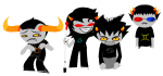  2025 fullres jaggy_lines karkat_vantas nictelsm pastiche sollux_captor starter_outfit tavros_nitram terezi_pyrope walking_cane 