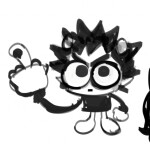  2020 fullres grayscale karkat_vantas monochrome solo stupid.dog the_finger 