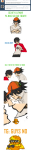 2012 alternate_hair ask ballcap blush broken_source clothingswap comic crossdressing davesprite fullres glassesswap incest jade_harley john_egbert ju-udy near_kiss no_glasses profile prospitcest red_baseball_tee redrom shipping sprite starter_outfit text 