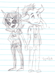  citrinne dragonfly grayscale holding_hands redrom shipping sketch tavros_nitram terezi_pyrope 