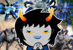  2026 animated aranea_serket dancestors frigiddoctoratus fullres headshot image_manipulation jaggy_lines solo spiders starter_outfit you_could_never 