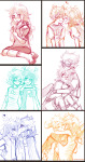  2012 2spooky aradia_megido arm_around_shoulder art_dump blackrom blush carrying dirk_strider eridan_ampora fairy_dress fashion freckles fullres_export_attempted heart hug humanized ikimaru jake_english kiss pirateshipping profile pumpkin_patch redrom scourge_sisters seeing_terezi shipping sitting sketch sollux_captor spade starter_outfit tavriska tavros_nitram terezi_pyrope vriska_serket word_balloon 