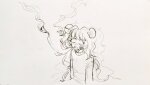 2019 aradia_megido classicteacup dead_aradia fullres grayscale pencil sketch solo