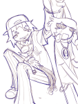  2025 bro crying dave_strider fullres grayscale highlight_color humanized lil_cal lineart monochrome necroswag sketch starter_outfit 
