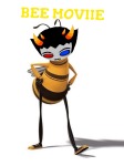  bee_movie crossover image_manipulation raccoonsaviour sollux_captor solo text 